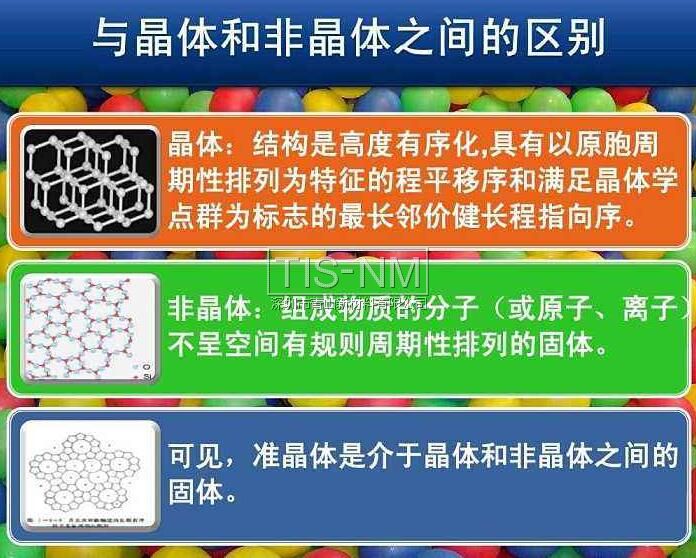晶體、非晶體、準(zhǔn)晶體之間的區(qū)別